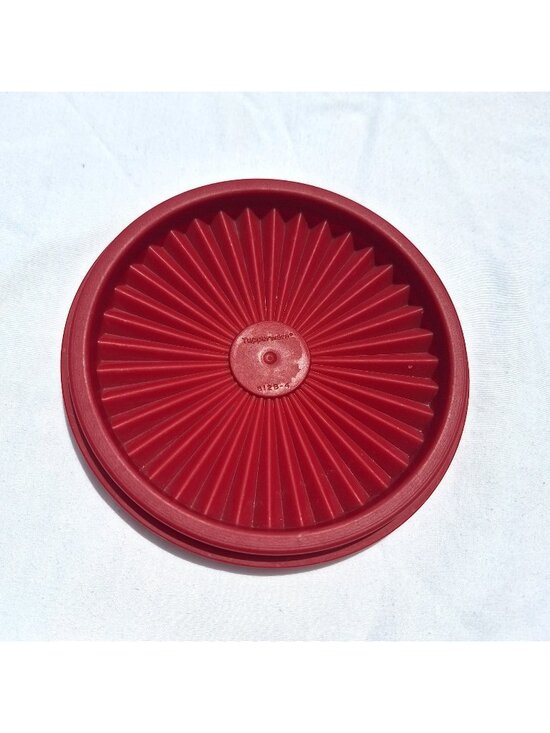 Tupperware Other - Tupperware Servaliar 812 Dark Red 5 Inch Replacement Seal Round Lid